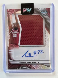 2024-25 Bowman U Best Prospect Jumbo Relic Auto Aiden Sherrell #PJRA-ASH Auto - Picture 1 of 2