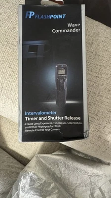 Flashpoint Wave Commander Intervalometer Timer and Shutter Release, Camera  NEW - Image 1 of 2
