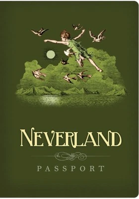 The Unemployed Philosophers Guild Passport to Neverland Notebook 3.5" x 5" - Image 1 of 4