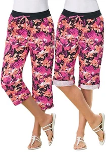 Woman Within Plus Size Convertible Length Cargo Capri/Bermuda - Picture 1 of 97