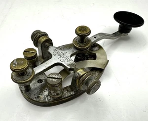 Radioaficionado con llave telégrafo recto código Morse Winslow Electronics 26001-B de colección - Imagen 1 de 10