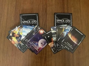 Juego de 2 tarjetas coleccionables de restaurante Walt Disney World EPCOT Space 220 - Imagen 1 de 3