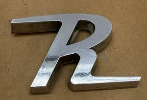 VINTAGE 1957 RAMBLER "R" CHROME EMBLEM OEM #3142389 10537 - Picture 1 of 6