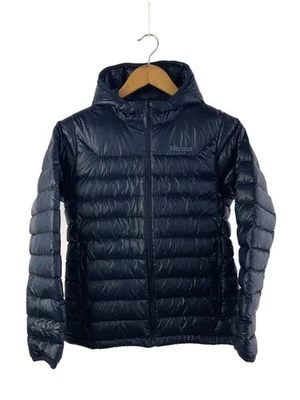 CHAQUETA DE PLUMÓN MARMOTA 1000 EASY SUDADERA CON CAPUCHA M NYLON NVY TOWSJL20 Usada Foto 1 de 4