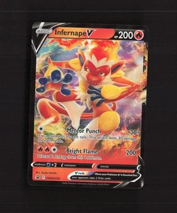 Infernape V SWSH252 Sword & Shield Black Star Promo Holo Pokemon Card NM - Picture 1 of 10