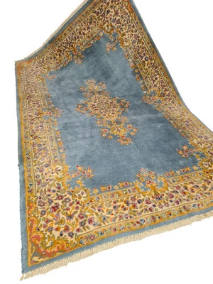 Perserteppich Orientteppich Handgeknüpfter Teppich Kerman 240x150cm - Bild 1 von 4