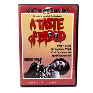 A Taste of Blood (DVD, 1967) Something Weird Video, Cult Horror, Herschell Lewis - Imagen 1 de 2
