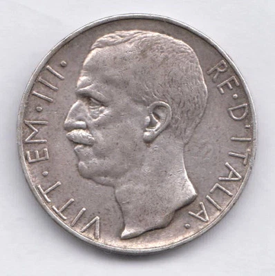 🔴ITALY  10 Lira 1927R  Biga with female  FERT  Nice grade Silver Coin🔴 - Image 1 of 2