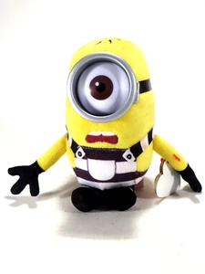 Ty Beanie Baby Minion Carl 6"H One Eye Stuffed Plush Despicable Me 3 - Picture 1 of 6