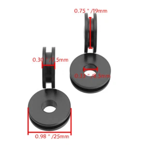 Bujes de parabrisas de repuesto de 4 piezas para Harley Softail Heritage Road King FLHR - Imagen 1 de 4