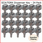 SCA/Tork 1100 Dispenser Key - (24/pc.) "Master Pack"