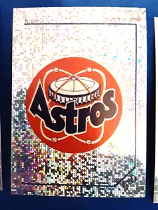 1992 Panini Stickers #150 Astros Team Logo PACK PULL GLITTER SUPER RARE MVP HOF - Picture 1 of 1