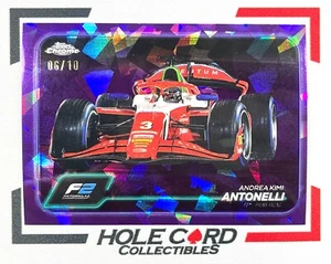 ANDREA KIMI ANTONELLI 2024 Topps Chrome Sapphire F1 F2 #94 Purple 06/10 - Picture 1 of 2