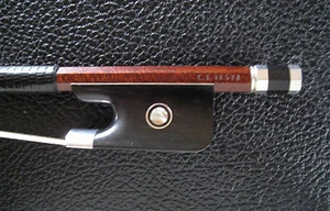 Cello Bow 4/4- Veneer carbon fiber-  Silver model - C. F. Iesta  - Picture 1 of 8