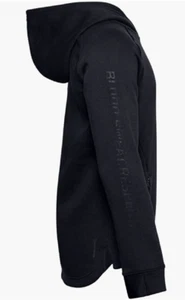 NWT NEW Under Armour Boys Project Rock Charged Cotton Fleece Hoodie YOUTH SMALL - Picture 1 of 2