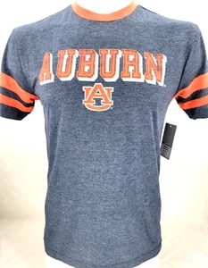 NEW Auburn Tigers AU Heathered Blue Colosseum SS Crew Neck Tee Shirt Men's L - Picture 1 of 9