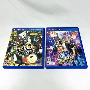 PS Vita Persona4 The GOLDEN Persona4 Dancing All Night 2 pieces Japan - Picture 1 of 12