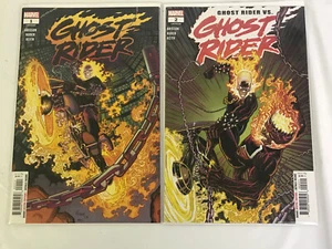 Ghost Rider 1 2 - Ed Brisson Aaron Kuder Marvel Comics 2019 primeras impresiones - excelente estado - Imagen 1 de 8