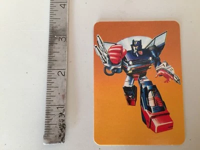 Transformers G1 Parts 1985 SKIDS bio tech card series 1 card 9 hasbro MB - Image 1 of 2