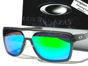 NEW Oakley CASTEL Matte Smoke Grey POLARIZED GALAXY Jade Lens Sunglass 9147 - Picture 1 of 17