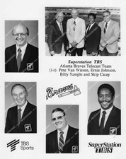 crp-35479 1980's sports MLBaseball TBS Superstation Atlanta Braves Pete Van Wier