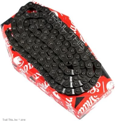 Corrente de bicicleta BMX The Shadow Conspiracy Interlock V2 Half Link 1/8" 98L preta - Imagem 1 de 3