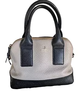 Kate Spade Southport Jenny hellbraun schwarz Leder 348 $ Umhängetasche Handtasche Tasche - Bild 1 von 12