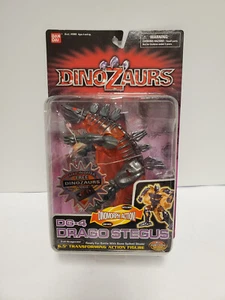 Bandai DinoZaurs DG 4 Drago Stegus 1998 RARE Dinomorph Action New - Picture 1 of 3