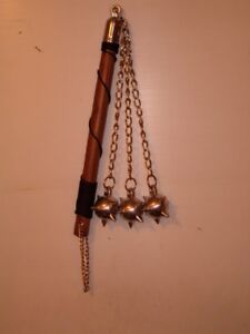 3 Ball Wood Handle Battle Mace , Flail ,Medieval Weapon, Dragon , Renascence