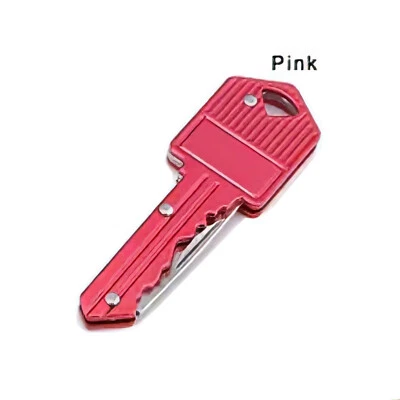 Mini cuchillo llavero plegable portátil de supervivencia al aire libre con forma de llave camping Foto 1 de 4