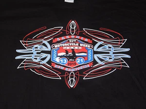 *NEW* 2015 Laconia Bike Week Motorcycle Week N.H. T Shirt Large Tee Shirt Black - Picture 1 of 5