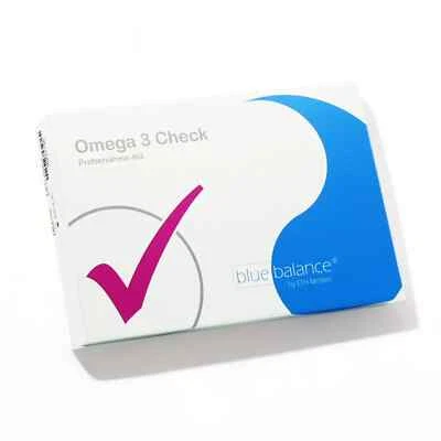 BLUE BALANCE Omega 3 Test - Omega-3-Fettsäuren Analyse bequem für Zuhause