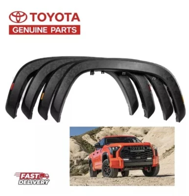 22 - 26 TOYOTA TUNDRA TRD PRO FRONT & REAR FENDER FLARE TRIM COVER SET OEM NEW - Image 1 of 4