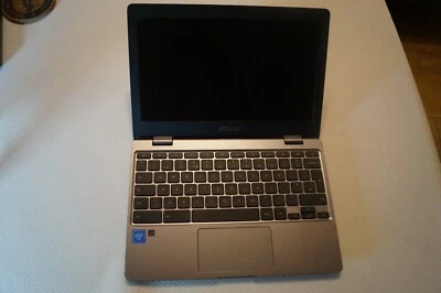 ASUS C223N Chromebook  Silver. Notebook Pc Laptop FAULTY - Image 1 of 4