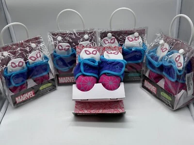 НОВЫЙ ОДНА ПАРА MARVEL ROBEEZ МЛАДЕНЦА ДЕВОЧЕК GHOST-SPIDER SNAP БОТИНОК РОЗОВЫЙ / СИНИЙ - Изображение 1 из 4