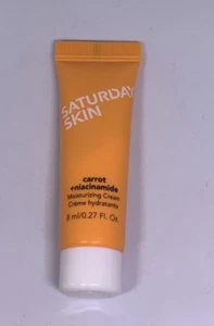Saturday Skin Carrot + Niacinamide Feuchtigkeitscreme 0,27 fl oz/8ml Neu - Bild 1 von 2