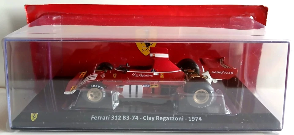 Die Cast 1/24 Model Car - Ferrari 312 B3-74 Clay Regazzoni 1974 - No. 32 - Image 1 of 1
