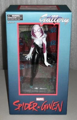 Figura de PVC Diamond Select Marvel Gallery Spider-Gwen enmascarada sellada nueva en caja 2016 10 piezas Foto 1 de 4