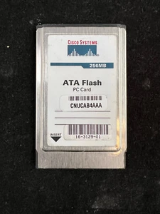 ***APPROVED*** Cisco 256MB ATA PCMCIA 16-3129-01 FLASH - Picture 1 of 2