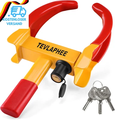 BESUCHE DEN TEVLAPHEE-STORE Tevlaphee Radkralle Parkkralle Mit Sicherheitsschloss Und 3 Schlüsseln Für PKW W