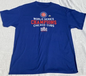 CHICAGO CUBS 2016 World Series Champions T-shirt MLB Size Men's XL Brand New! - Picture 1 of 7
