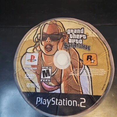 PS2 Grand Theft Auto San Andreas Rug, Mat 24 X 24 Inches - Image 1 of 2