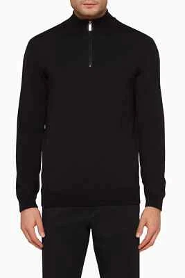 HUGO BOSS x Porsche Borselli Half 1/4 Zip Mock-Neck Wool Sweatshirt Pullover M - Image 1 of 4