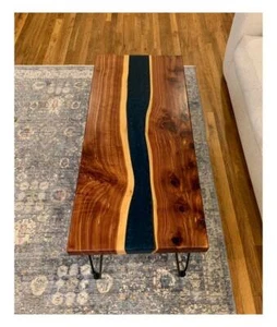 Mesa de resina epoxi de 48"" x 22"" / mesa de madera epoxi muebles de jardín para el hogar - Imagen 1 de 1