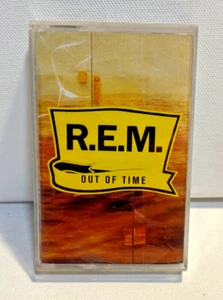 Vintage 1991 R.E.M. - Out of Time Cassette Tape - Imagen 1 de 4