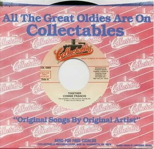 Connie Francis - Together - Second Hand Love (7inch, 45rpm, BC, CS) - Singles... - Picture 1 of 2