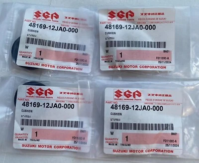 Juego de 4 cojines de cubierta de cuadro originales Suzuki Dr125 Dr250 Gn250 GS300. Foto 1 de 4