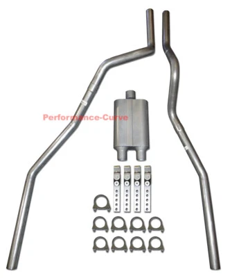04-08 Ford F150 Camión Mandril Doble Escape Doblado con Silenciador FullBoard Foto 1 de 2