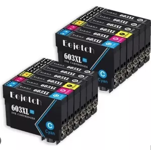 603XL Cartucce 12 PACK Compatibili per EpsonWF-2810 WF-2830 WF-2850 - Foto 1 di 4