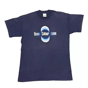 Camisa De Colección Escena Color Océano XL 90s Gira Concierto Britpop Blur Band Camiseta Oasis - Imagen 1 de 13